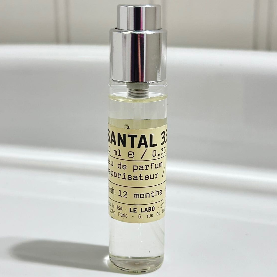 New Le Labo Santal 33 EDP Perfume Travel Spray 10 ml/0.33 oz~100