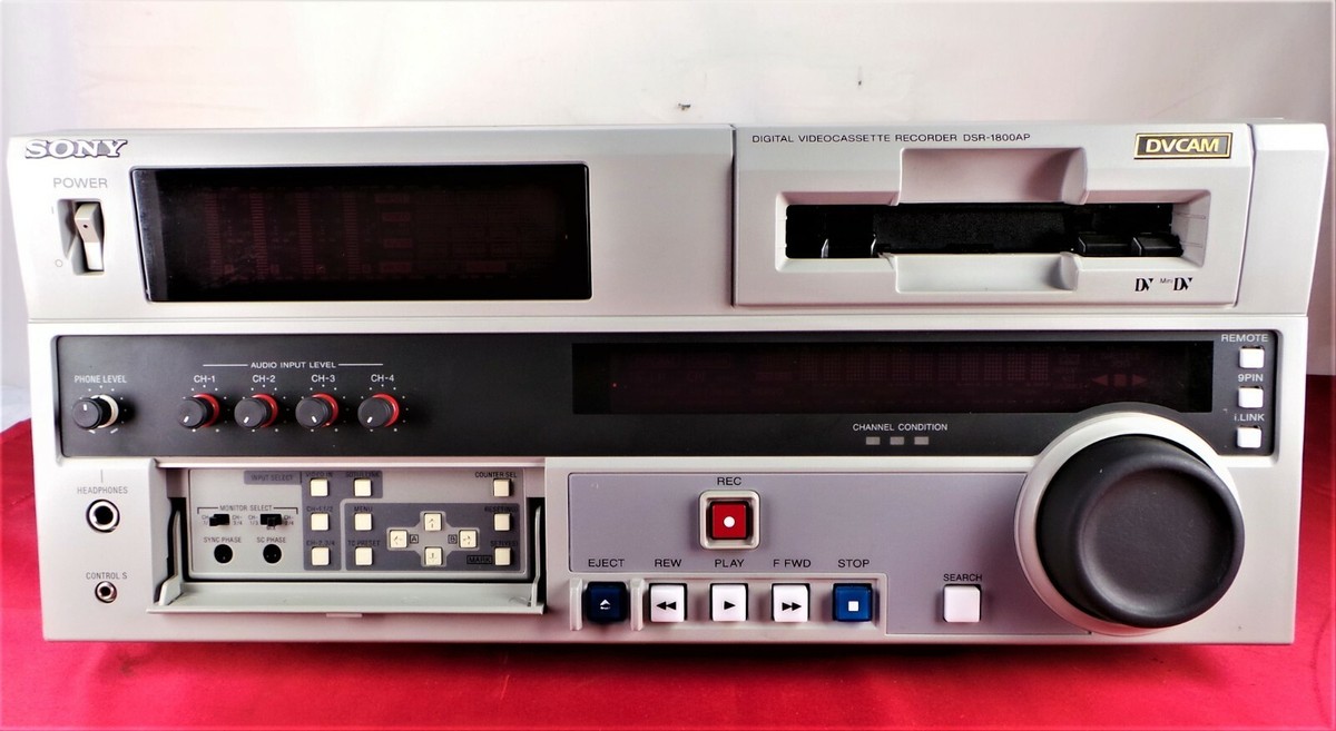 Sony DSR-1800AP DVCAM Video Recorder Player. (Drum 72H) | eBay