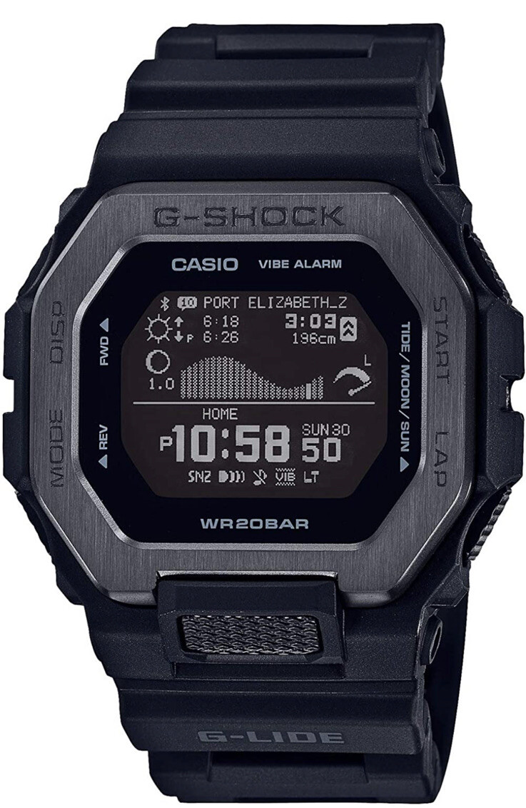 G-Shock Casio G-Lide Step Tracker Tide Graph White Men Watch