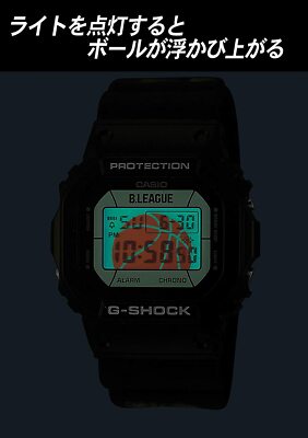 Casio Watch G-Shock B.LEAGUE DW-5600BLG21-1JR Men's Black from