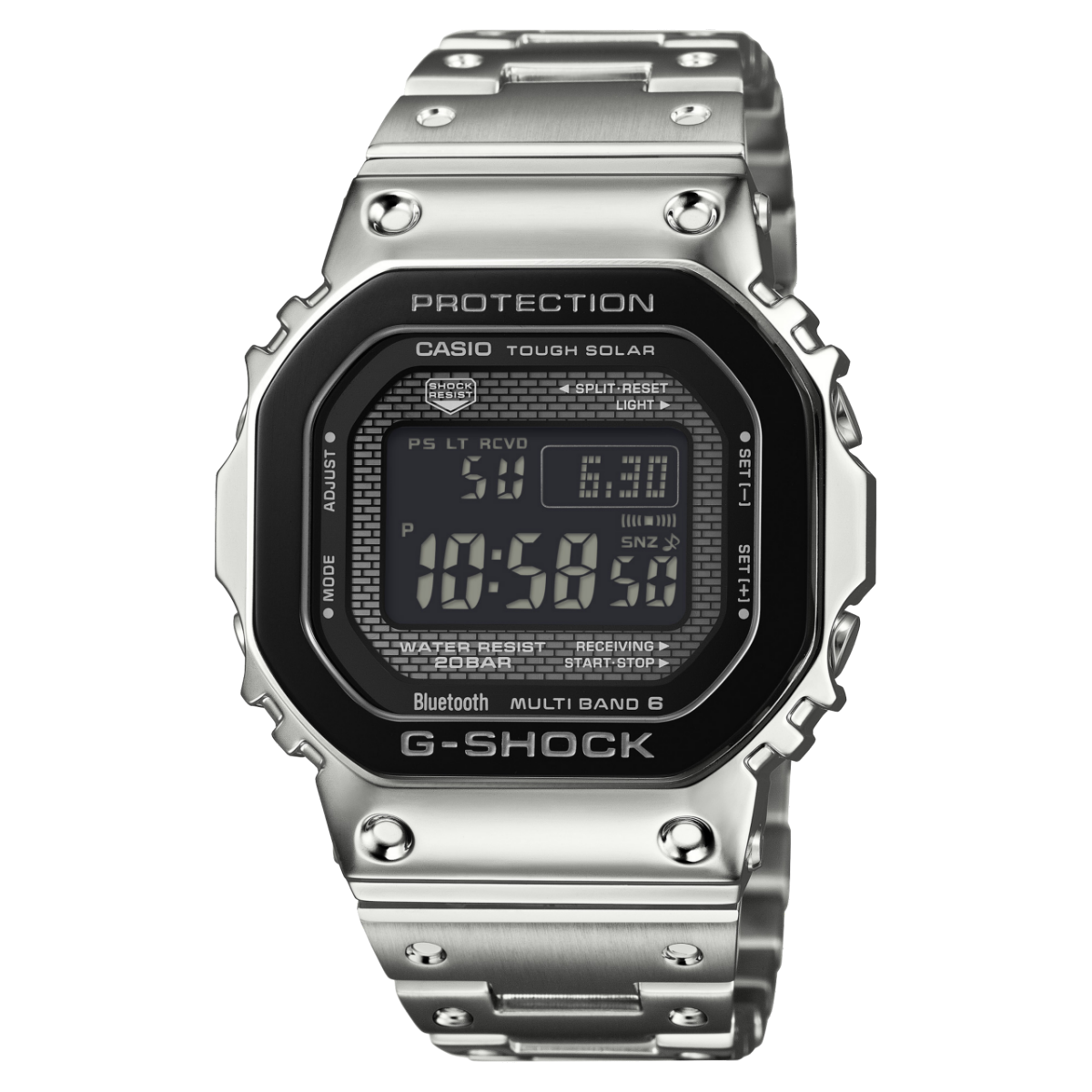 Casio G-Shock GMW-B5000BT-1JF Black Bezel Bluetooth Metal Case