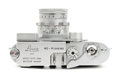 Leica M2-R Camera Body Silver + Leitz Summicron 50mm f/2 DR Rigid