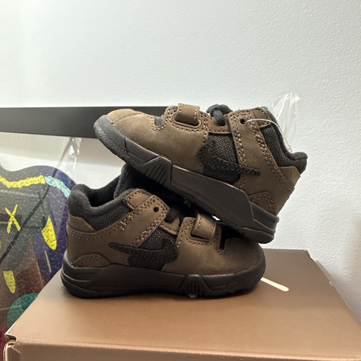 Air Jordan Jumpman Jack TR Travis Scott Size 4C Dark Mocha Toddler