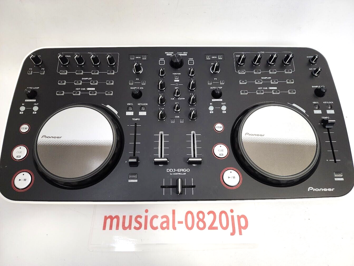 PIONEER DDJ-ERGO-V Digital DJ PCDJ Controller Black | eBay