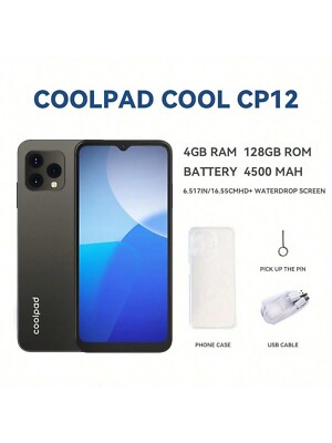 Coolpad Cool Cp12 Android 13 6.5 Inch HD+ 4GB+128GB 13mp Triple