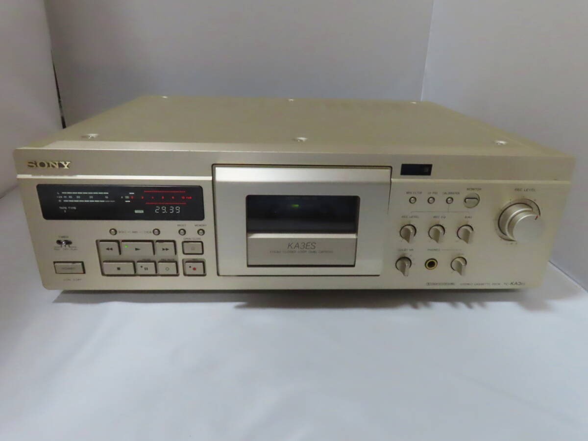 Sony TC-KA3ES 3 Head Stereo Cassette Deck Good Working Free