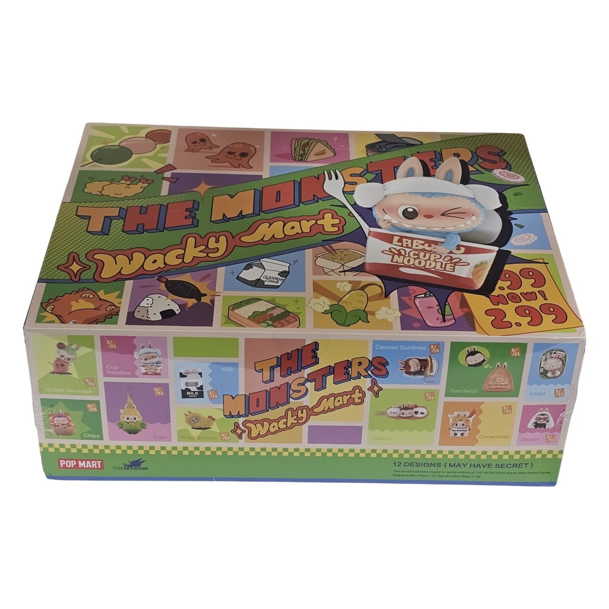 Pop Mart Labubu The Monsters Wacky Mart Series 12 Blind Box