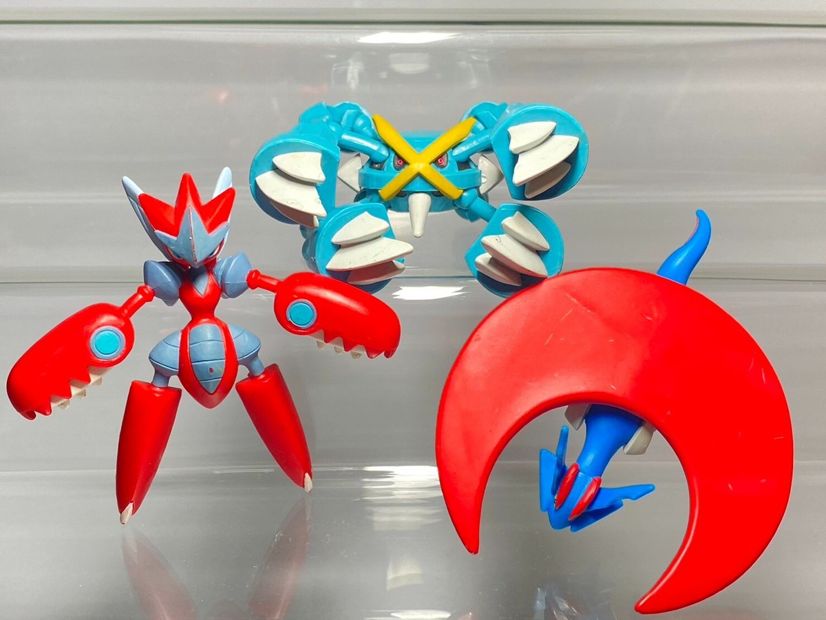 Mega Metagross Scizor Salamence Pokemon Monster Nintendo Tomy