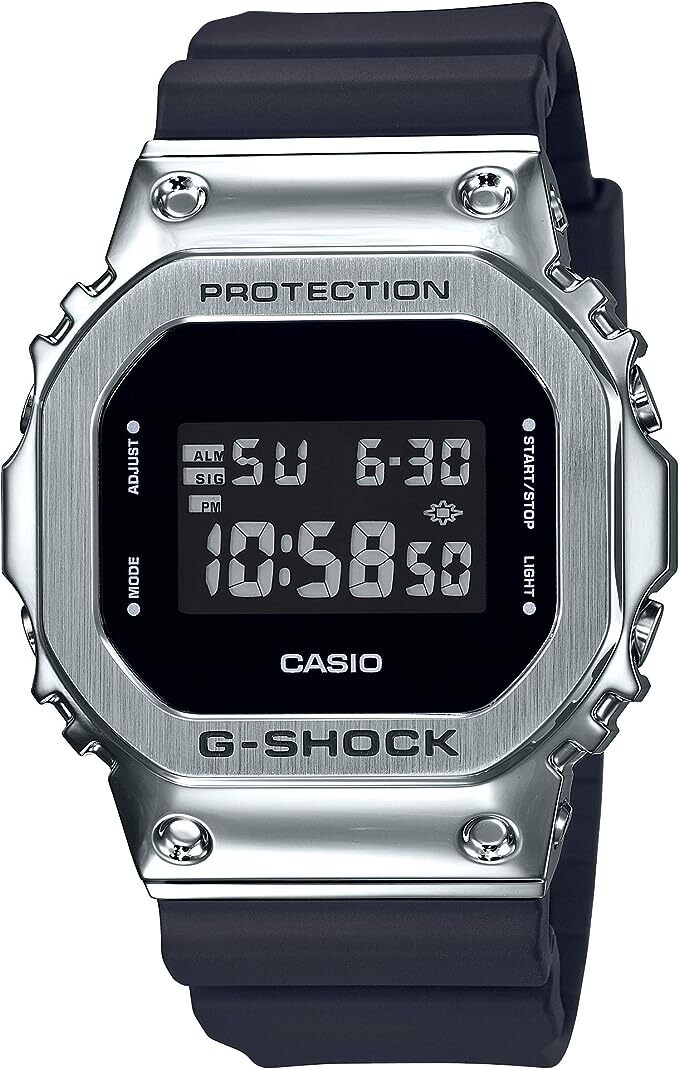 Casio G-SHOCK GM-5600-1JF Digital Stainless Steel Bezel Men's GM