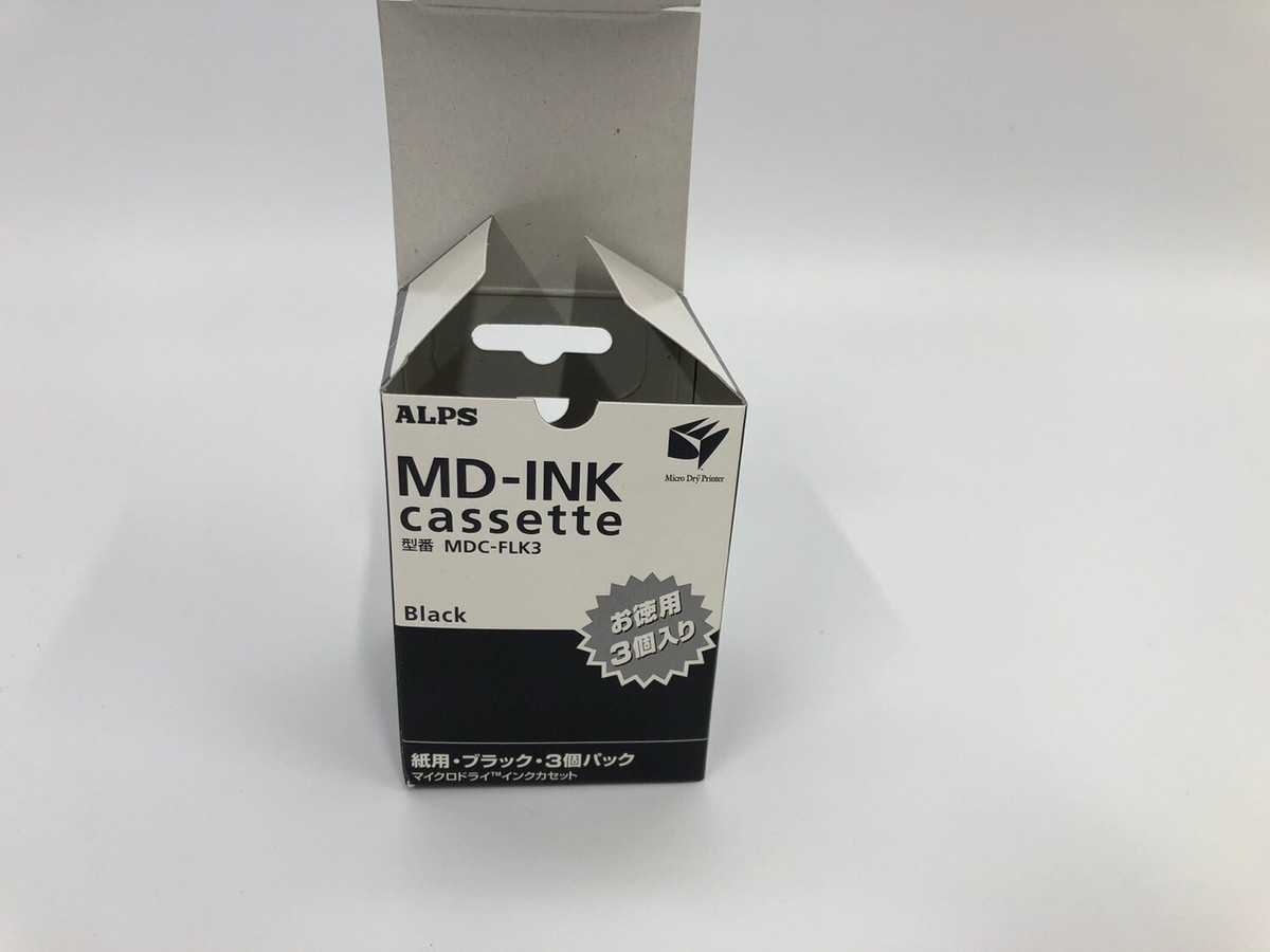 アルプス ALPS MD-INKカセット 特色ホワイト・メタリックゴールド等