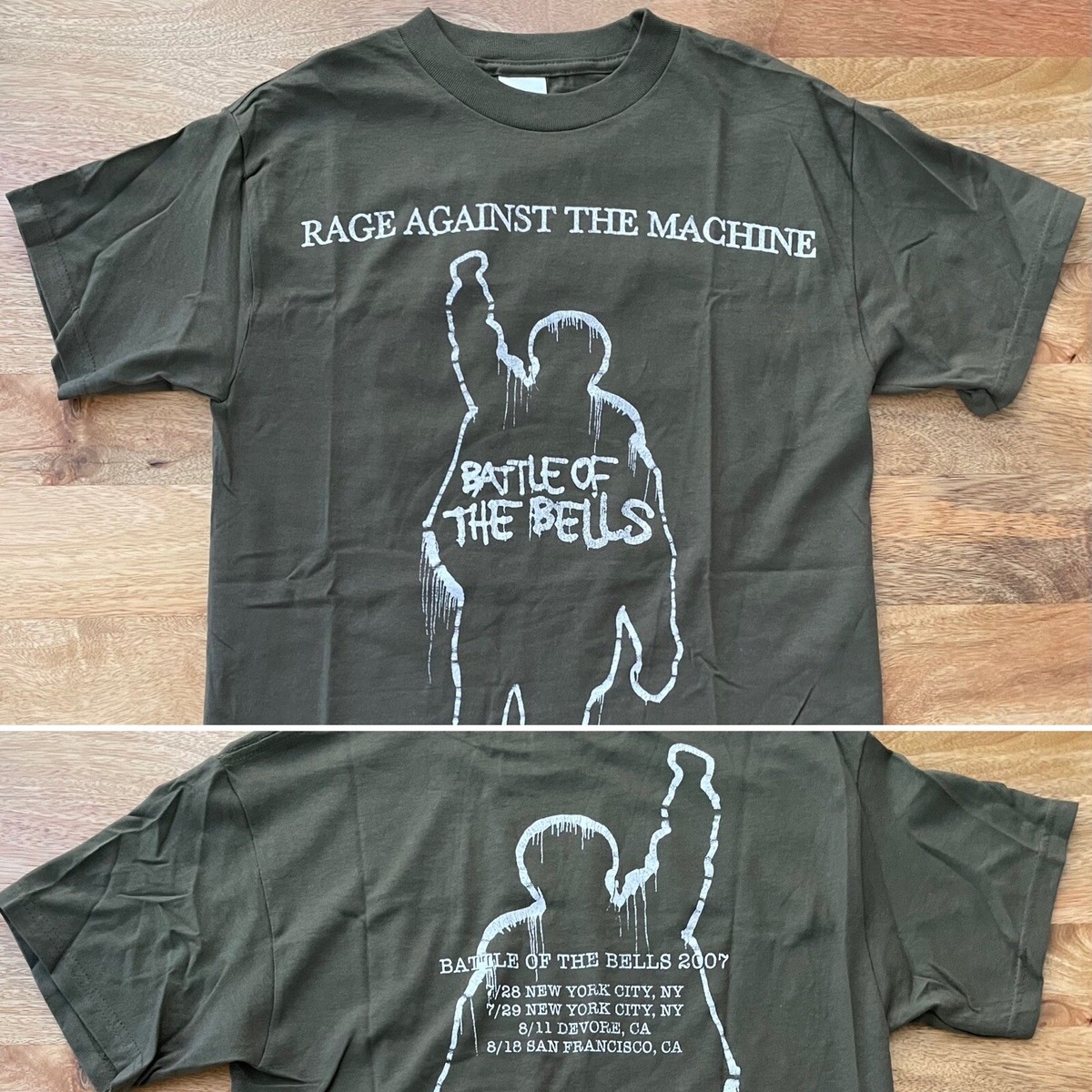 RAGE AGAINST THE MACHINE original '07 Battle Of The Bells Shirt