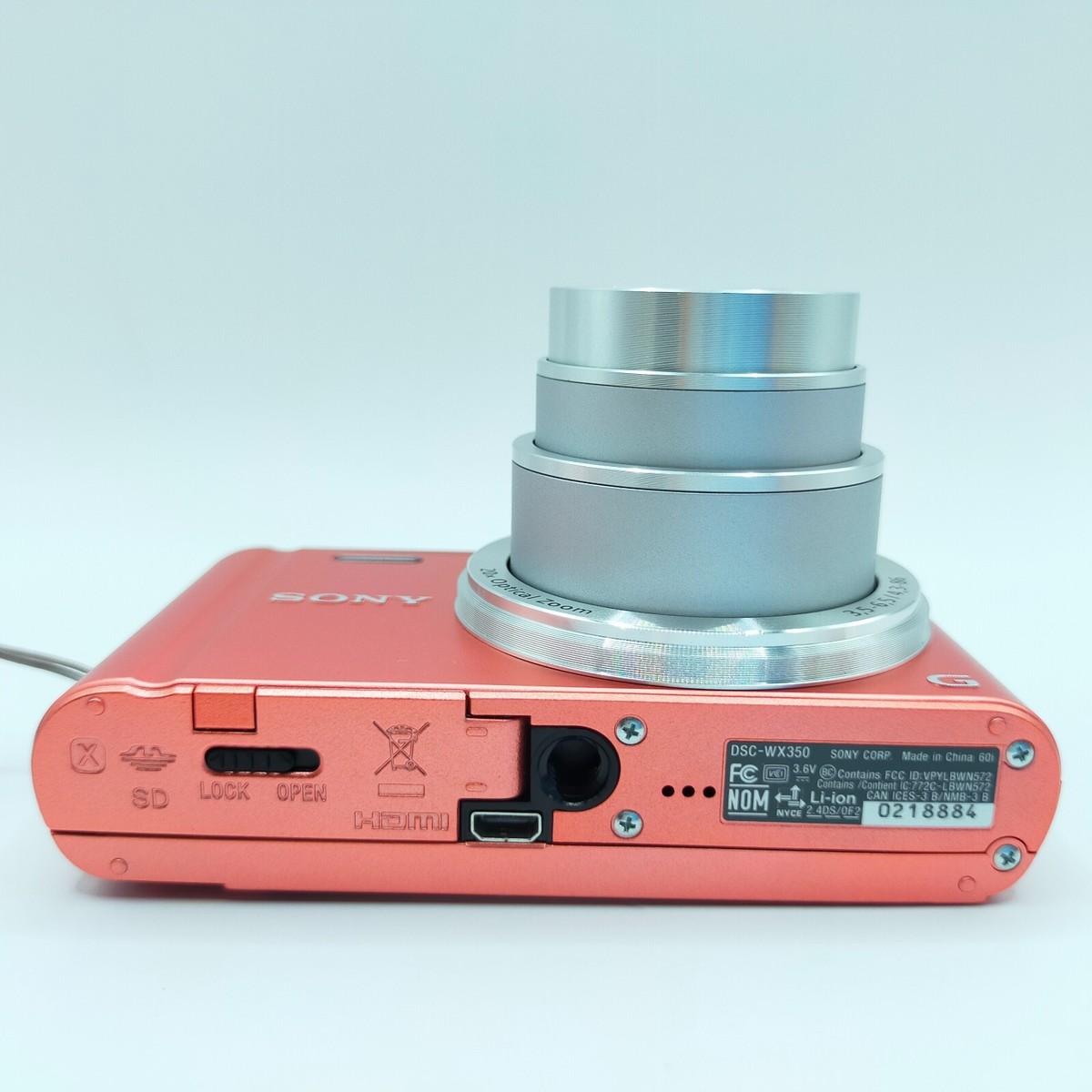 N.MINT]SONY Cyber-shot DSC-WX350 PINK Compact Digital Camera From