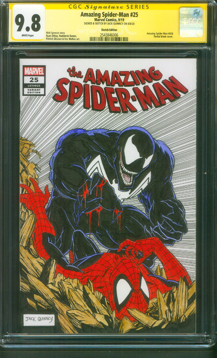 Amazing Spider Man 316 CGC SS 9.8 vs Venom Original art McFarlane