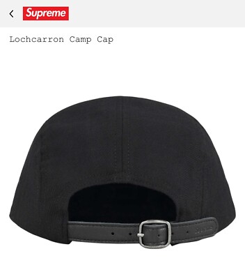 Supreme Lochcarron Camp Cap Black | eBay