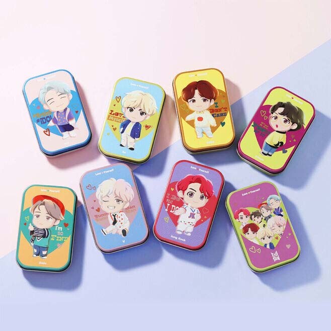BTS TinyTAN IDOL Candy Can Collection Complete set 8 BANDAI