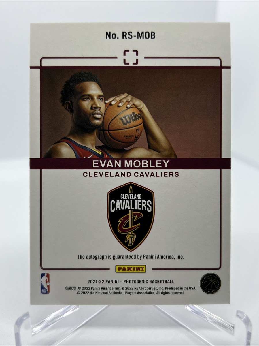 2021-22 Panini Photogenic Evan Mobley Auto Autograph RC Rookie