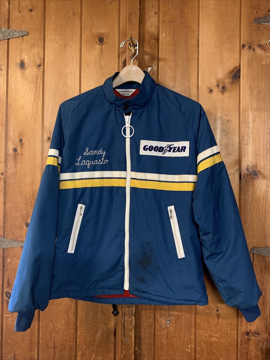 Vintage 1970's Goodyear Racing Jacket XS Sandy Loquasto Authentic