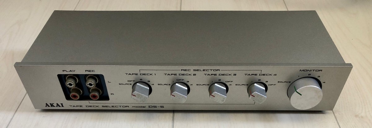 Akai DS-5 Tape Deck Selector Tape Switch Silver Good FS | eBay
