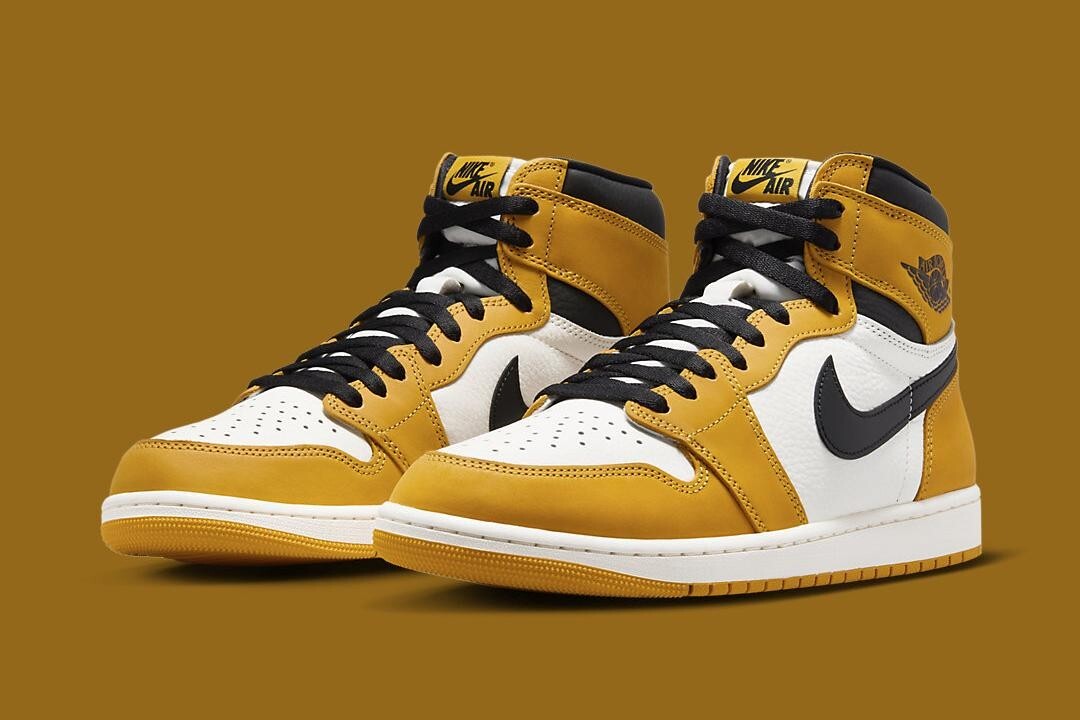 Nike Air Jordan 1 High OG Yellow Ochre White DZ5485-701 Men's