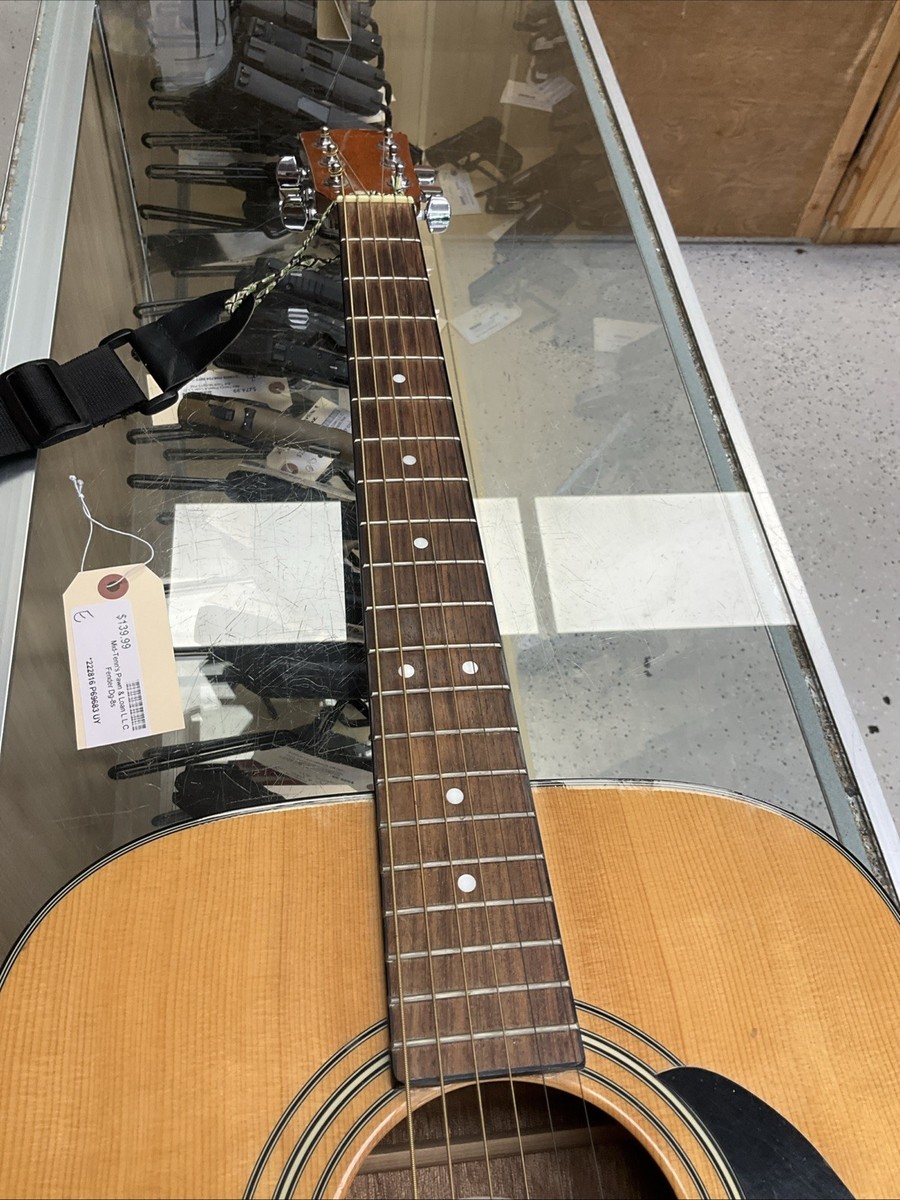 Fender DG8S NATURAL Dreadnought Acoustic Guitar Right-Handed