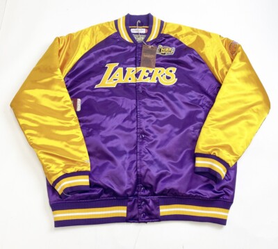 Los Angeles LA Lakers Jacket Mens 2XL Satin NBA Finals 2000