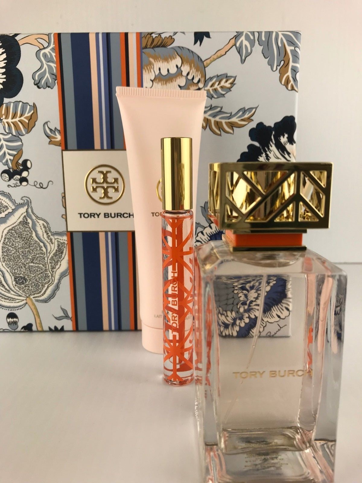 TORY BURCH 3 PIECE GIFT SET EAU DE PARFUM SPRAY 3.4 OZ FOR WOMEN
