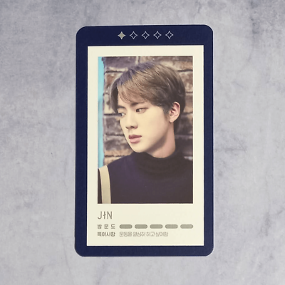 BTS 5th Muster Magic Shop Seoul Official Guestbook Card - Jin