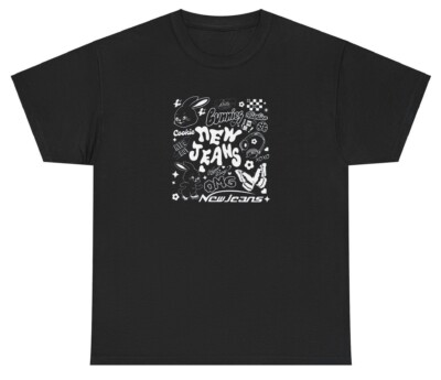 NewJeans Anime T Shirt Get Up 2nd EP Comeback New Jeans Bunnies