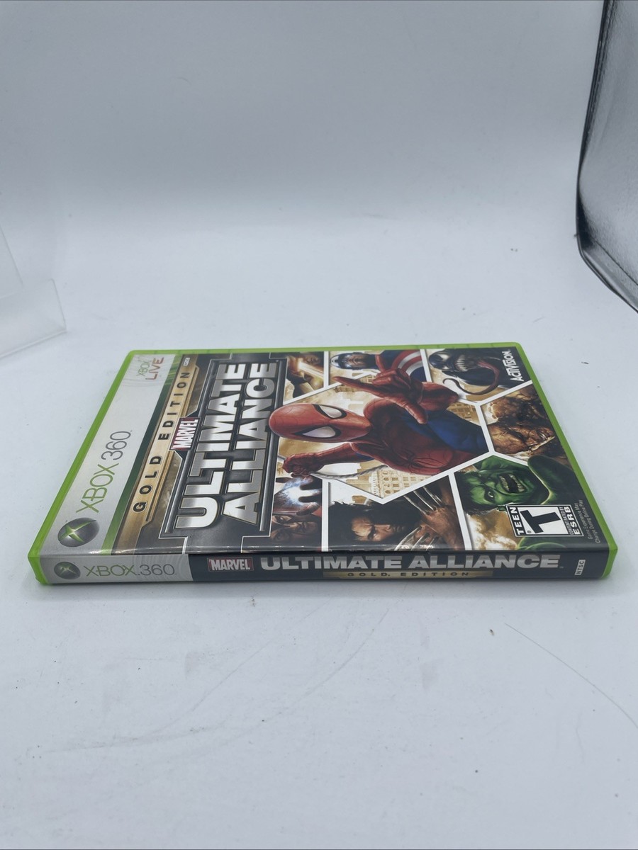 Marvel Ultimate Alliance Gold Edition Xbox 360 Free Shipping