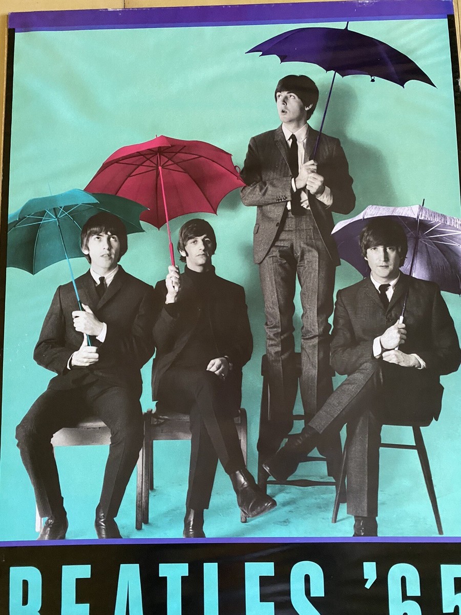 Original Beatles '65 Poster by Apple Corps 1987 BTL052 24 x 36