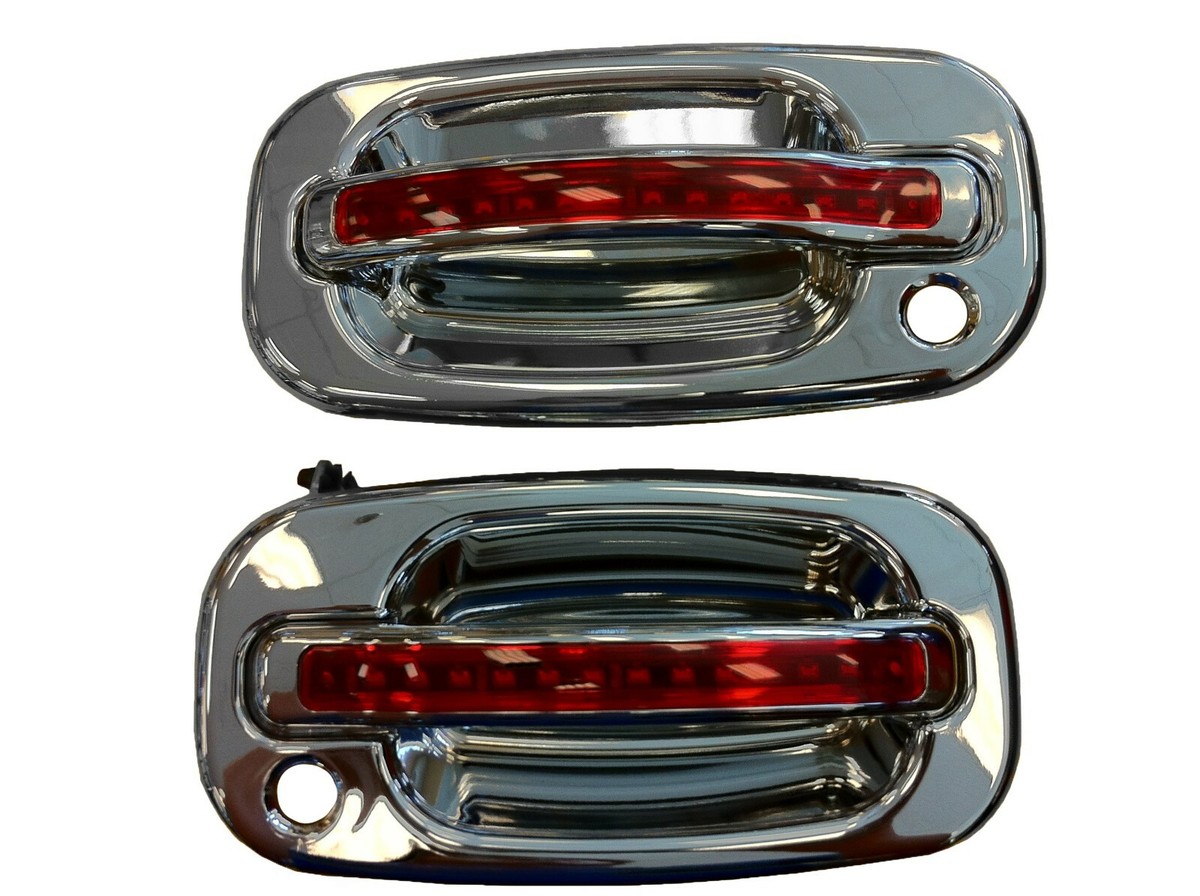 New Front Door Handle Set Both w/Key Hole for 99-06 Chevrolet