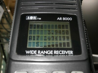 AOR AR8000 Wide Range Receiver Amateur Ham Radio Tested Free