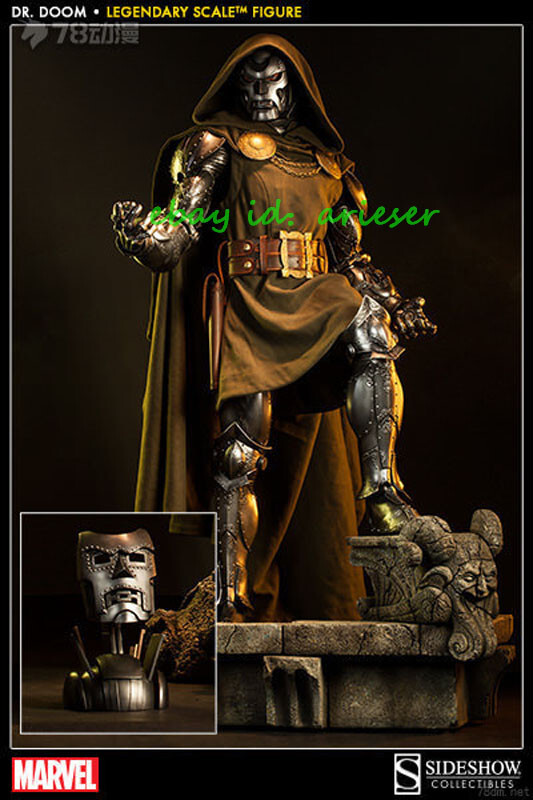 Sideshow Legendary Scale(Tm) Doctor Doom 1/2 Statue Figure In