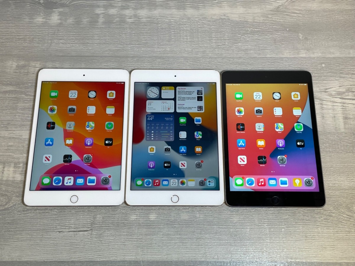 Apple iPad Mini 4 16GB 32GB 64GB 128GB 7.9in - ALL COLORS - WiFi +