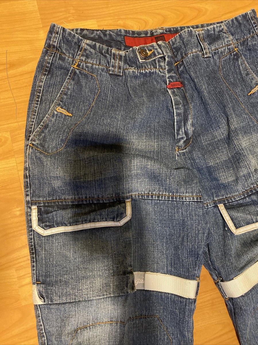 Vintage Marithe Francois Girbaud RARE Logo White Shuttle Tape