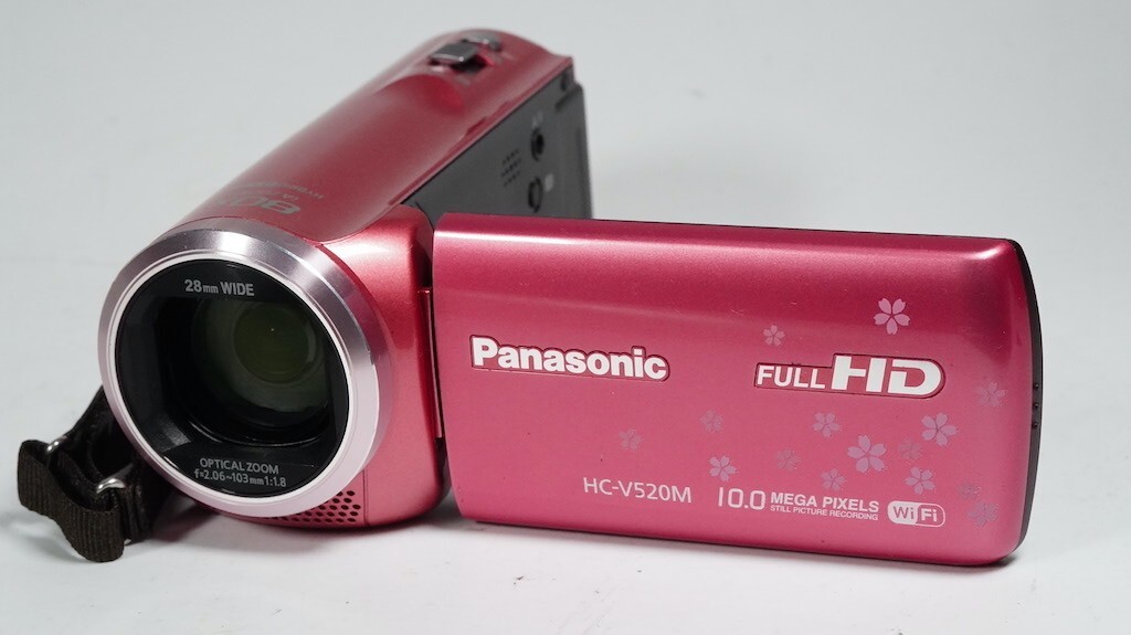 Panasonic HC-V520M ピンク 元箱付き AA3756#99 Panasonic HC-V520M