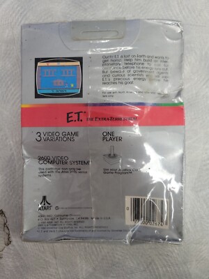 Atari 2600 E.T. The Extra Terrestrial Video Game System NEW SEALED
