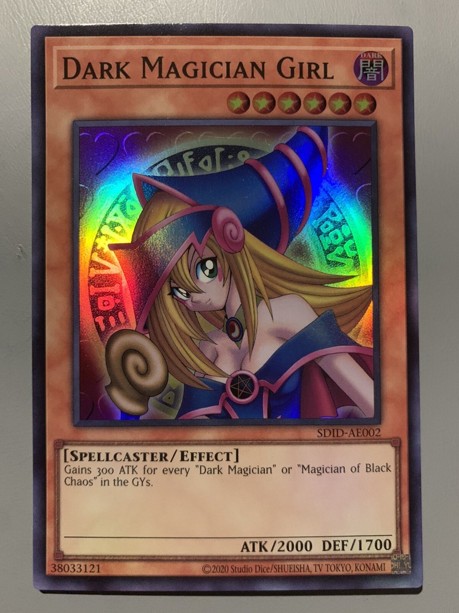 YUGIOH DARK MAGICIAN GIRL SPELLCASTER ASIA ENGLISH EDITION SDID