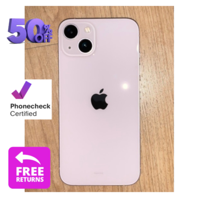 Apple iPhone 13 128GB 5G Unlocked - Starlight Green, Pink