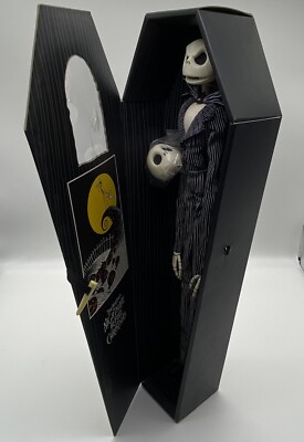 Nightmare Before Christmas Jack 16” Doll Figure In Coffin Jun