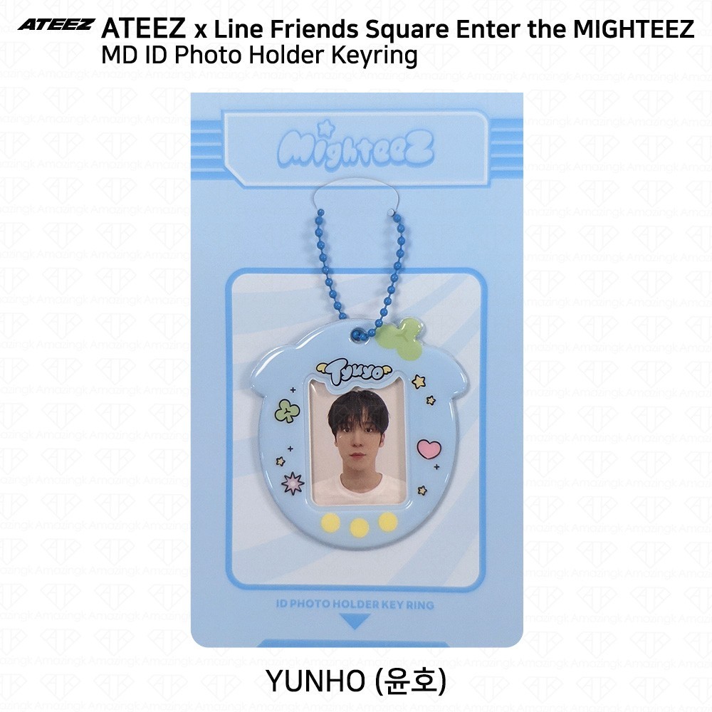 ATEEZ LINE FRIENDS Enter the Mighteez POP-UP MD ID Photo Holder