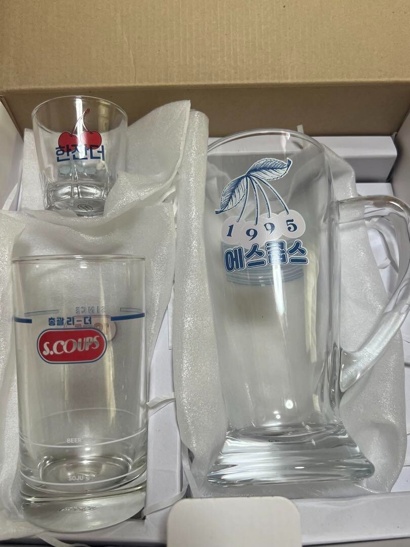 SEVENTEEN S.COUPS Artist Made Collection DOMINO GLASS SET POP UP