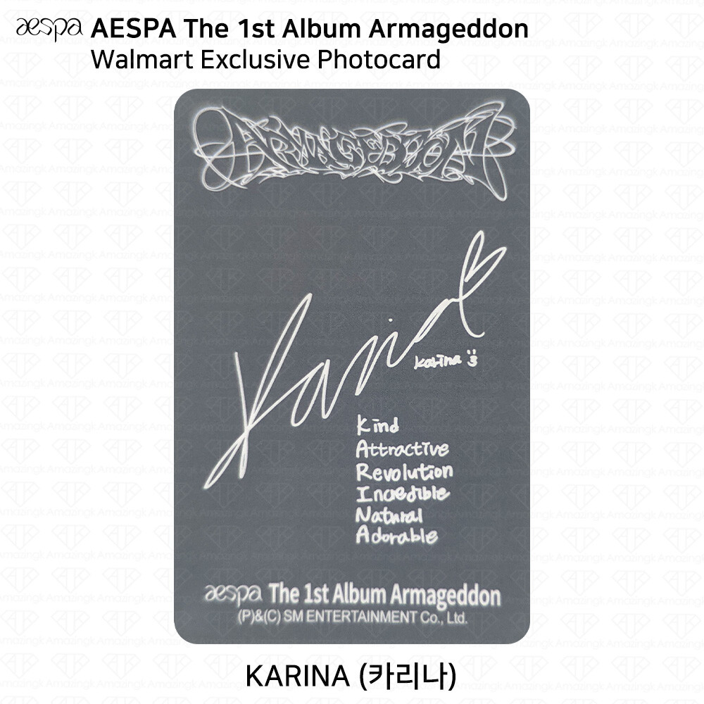 Aespa The 1st Album Armageddon Target Walmart B&N Europe Exclusive
