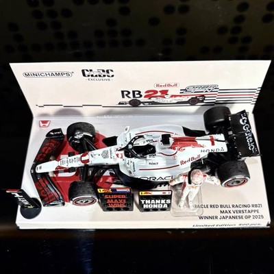 minichamps 1:43 RB21 Verstappen F1 2025 Winner Japan Figure