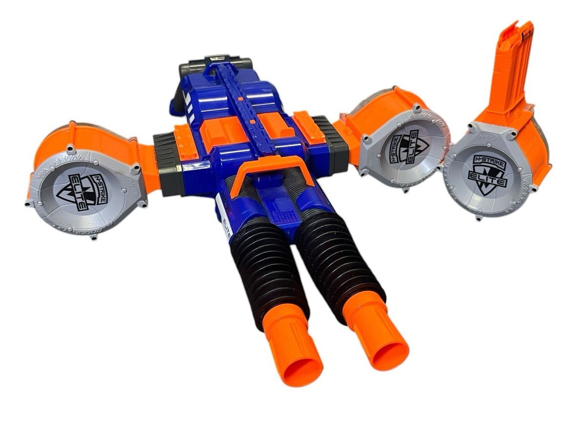 NERF Elite Rhino-Fire Blaster in great condition includes 3 drums