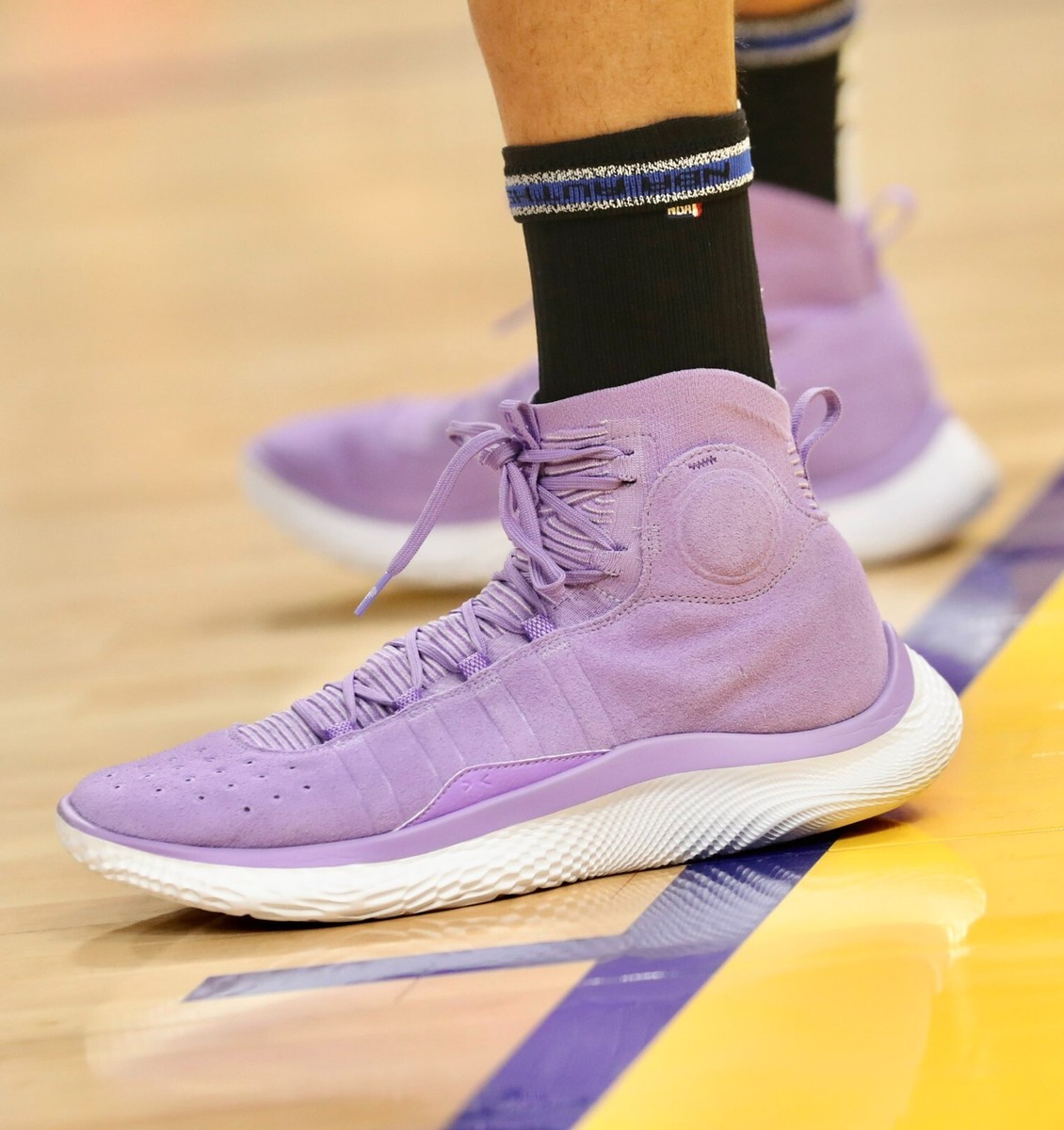 Under Armour Curry 4 Flotro PURPLE Lilac 2022 NBA Champion FINAL