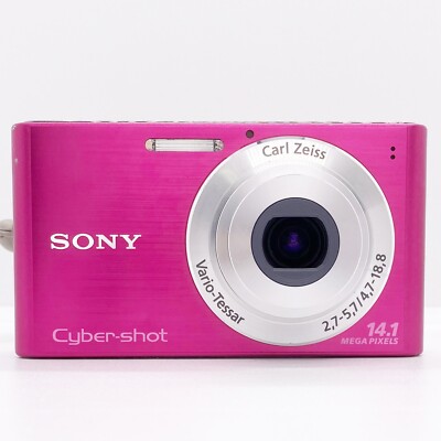 SONY DSC-W320 Digital Camera Pink Cyber-shot 14.1 MP 3.0x zoom