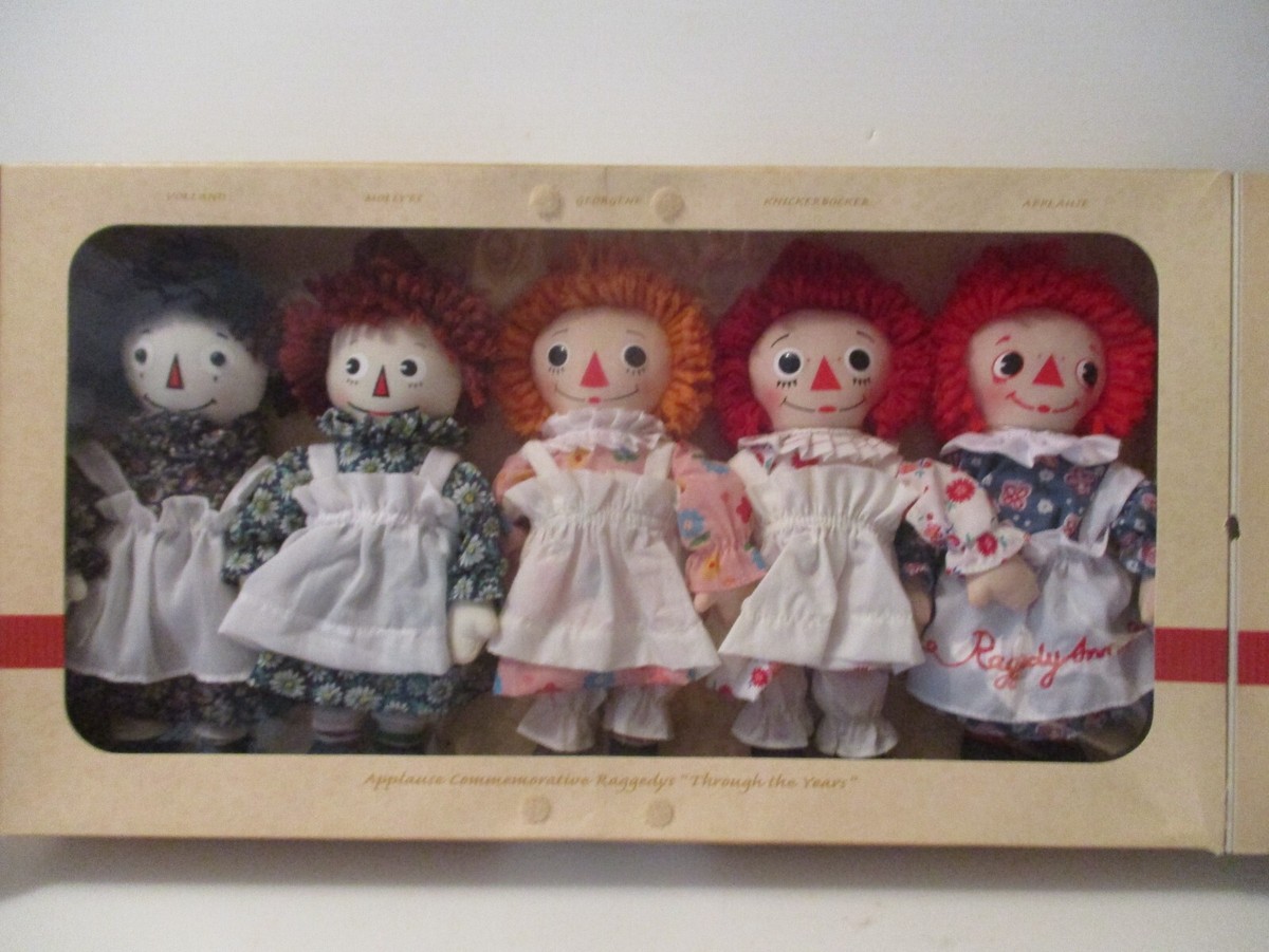 Dakin Limited Edition Raggedy Ann Through the Years Collection