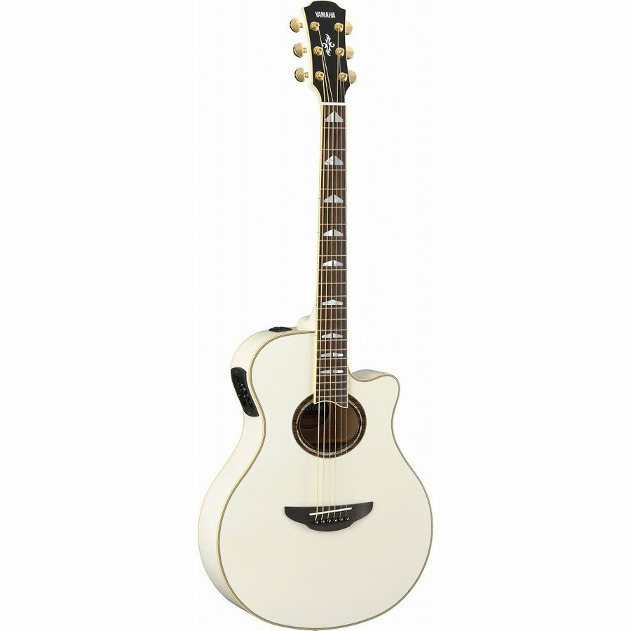Yamaha APX1000 PW Electric Acoustic Guitar Crimson Pearl White SRT