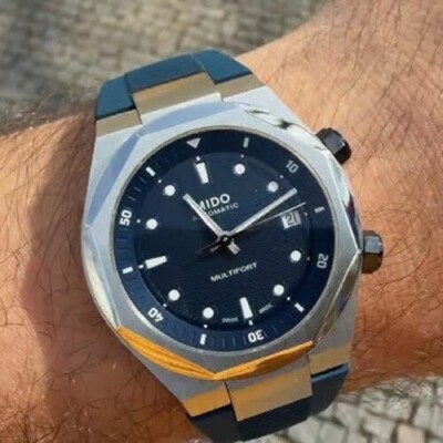 MIDO Multifort 8 Two Crowns - M047.507.17.041.00 | eBay